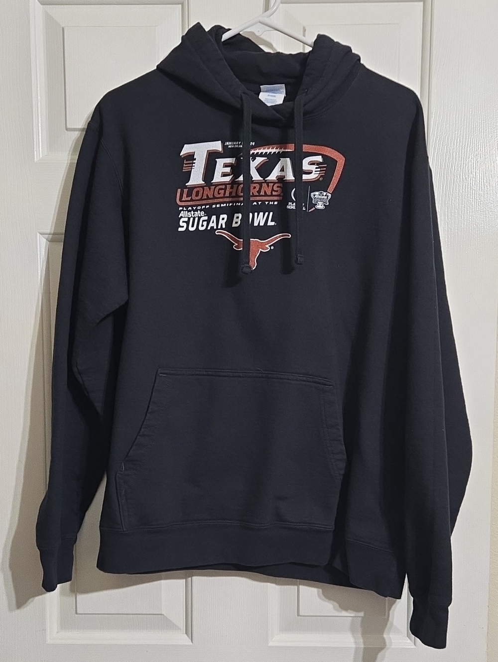 Texas Longhorns Black Pullover Hoodie